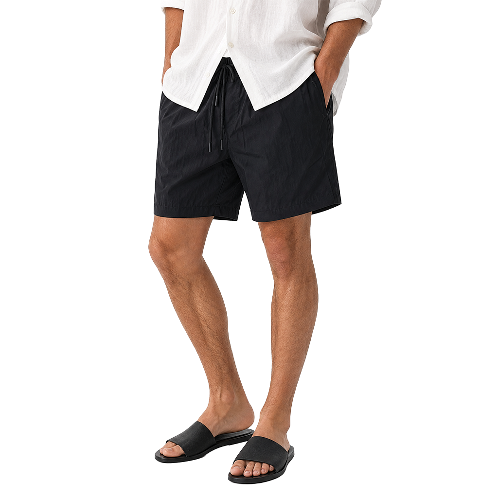 Black UV Beach Short