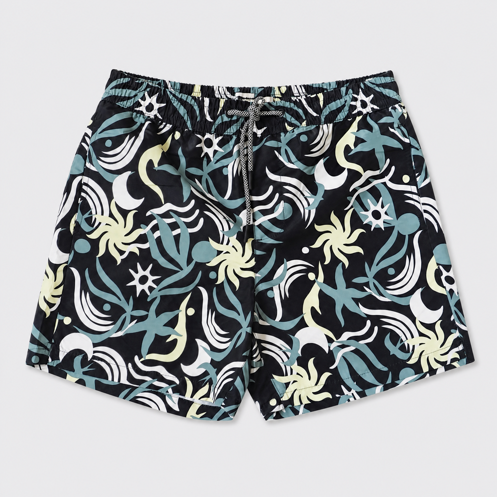 Celestial Pattern UV Beach Short