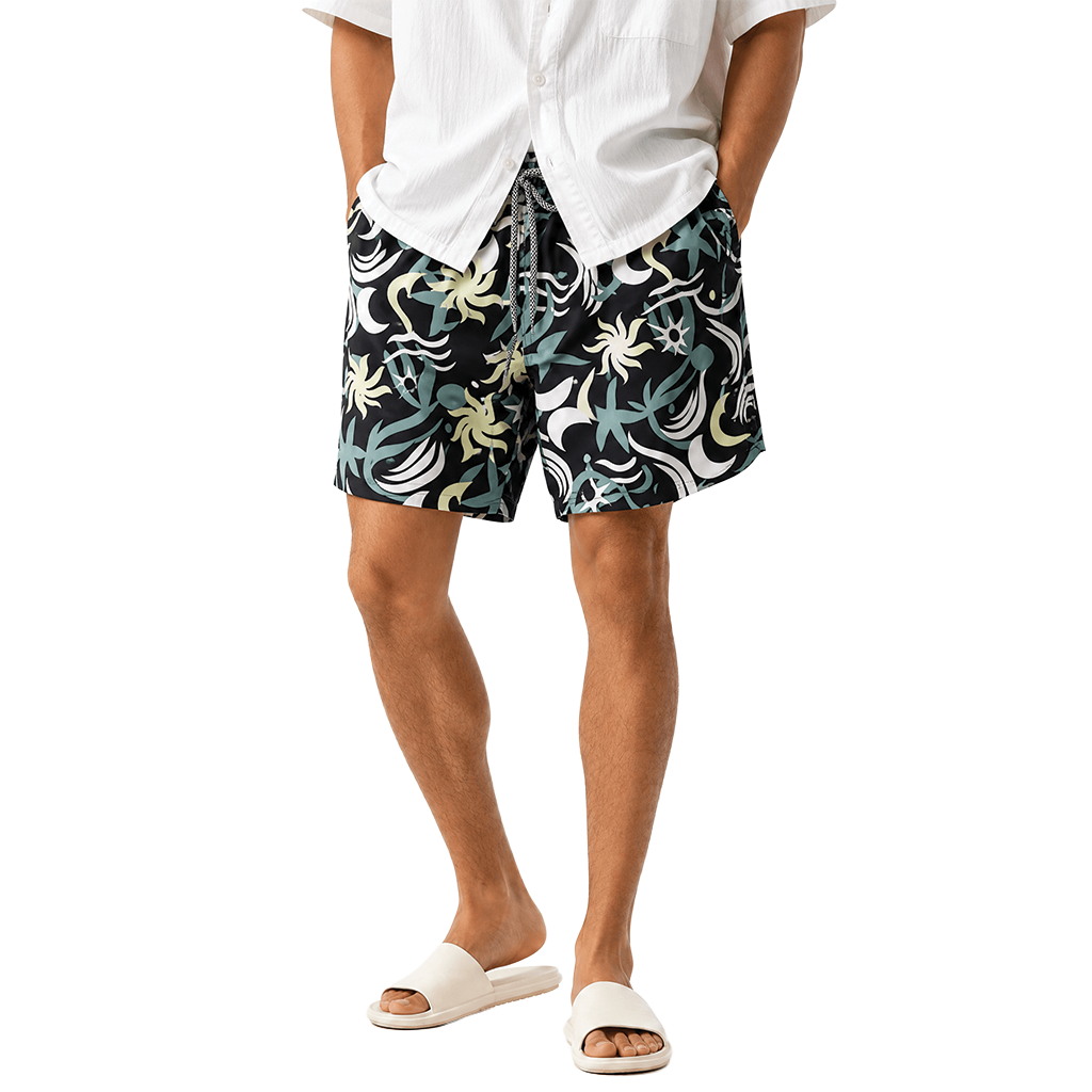 Celestial Pattern UV Beach Short