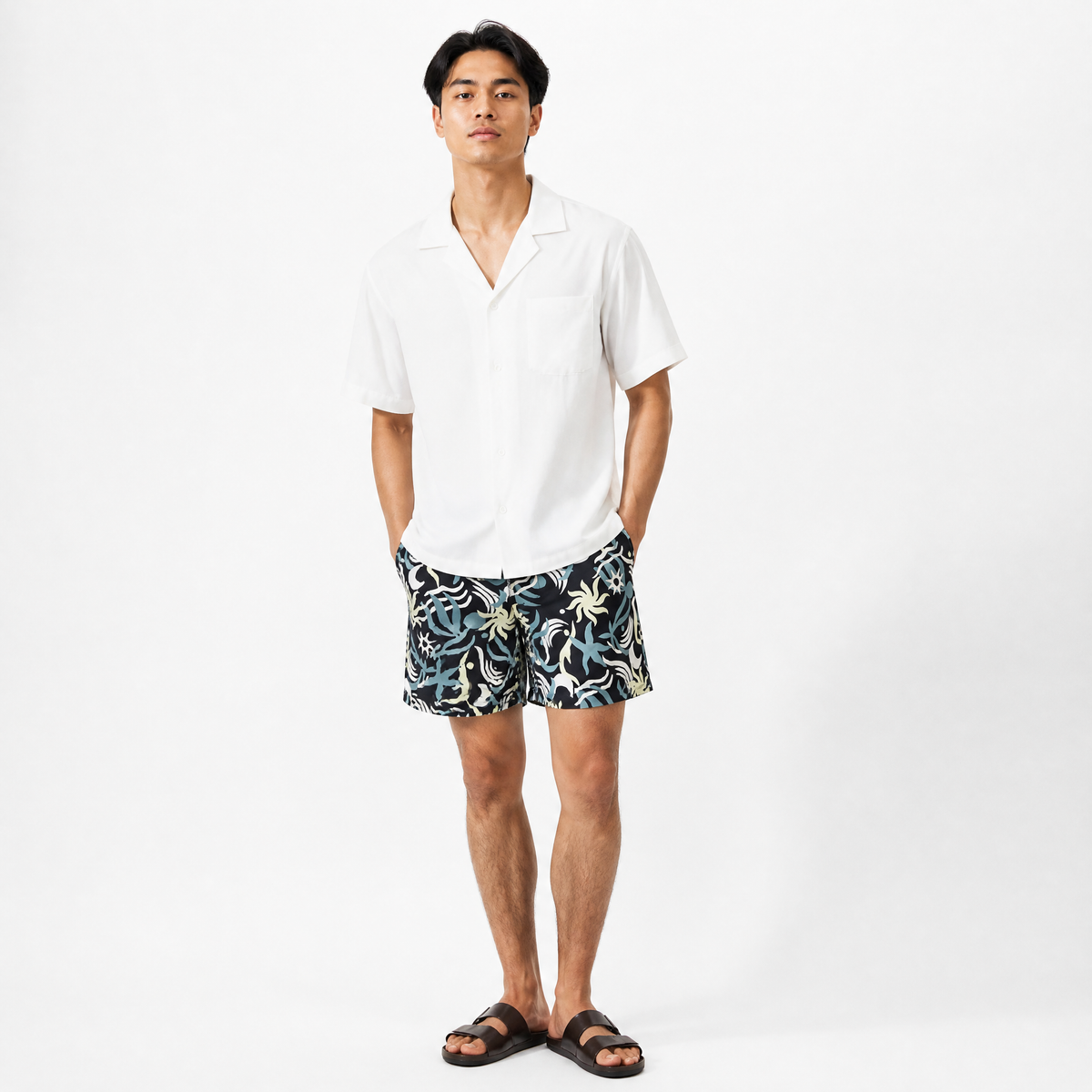 Celestial Pattern UV Beach Short