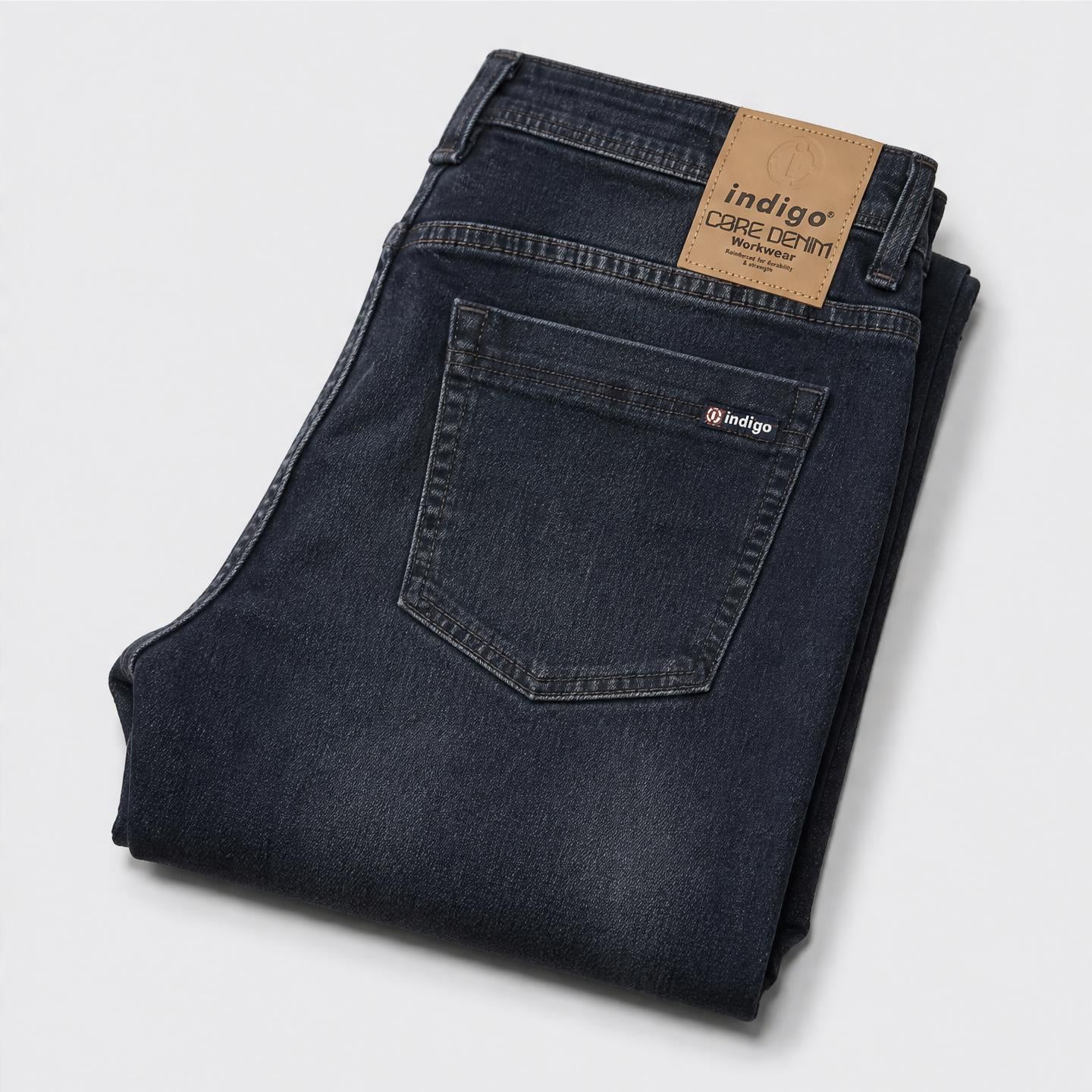 Stretch Dark Blue Jeans