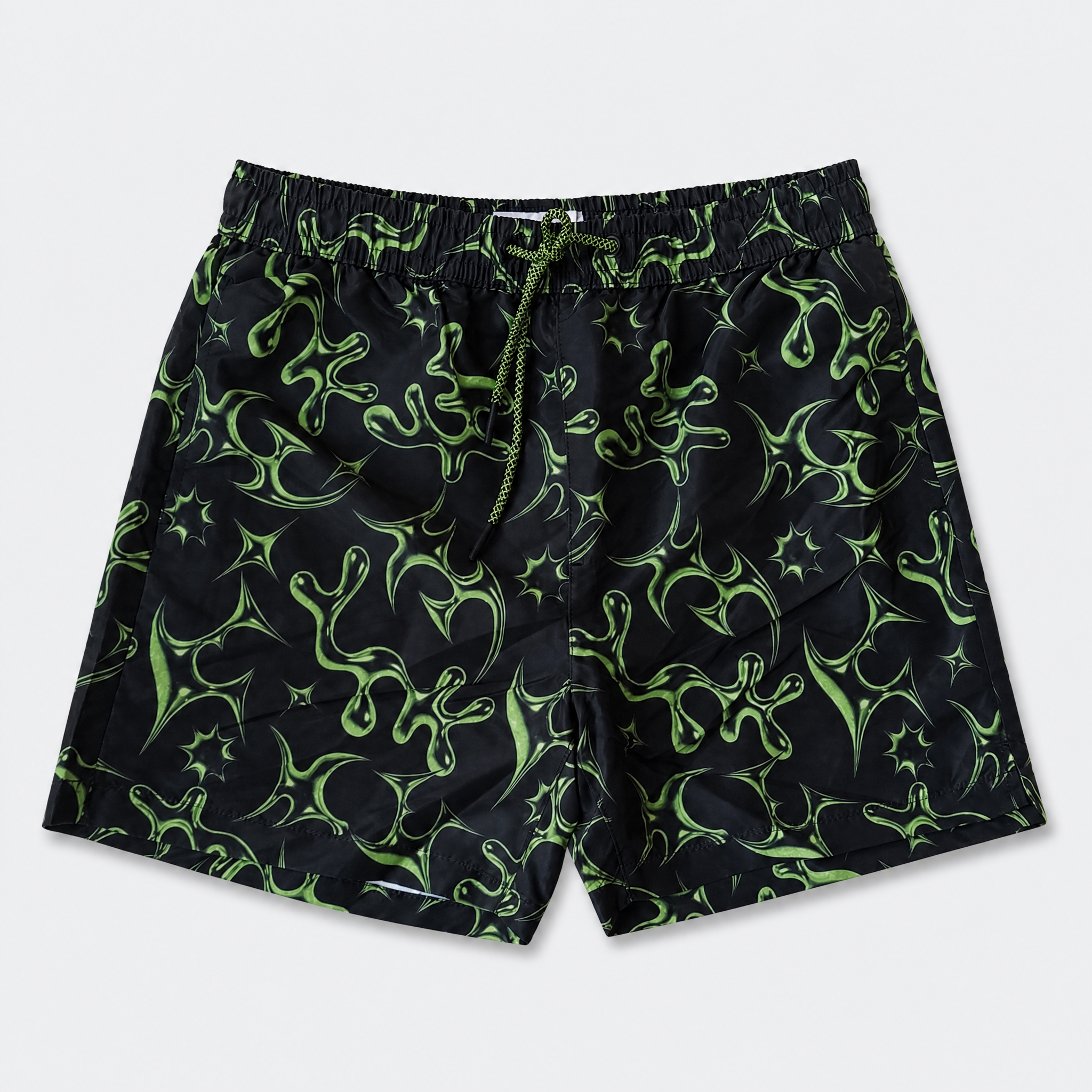 Neon Chrome UV Beach Short