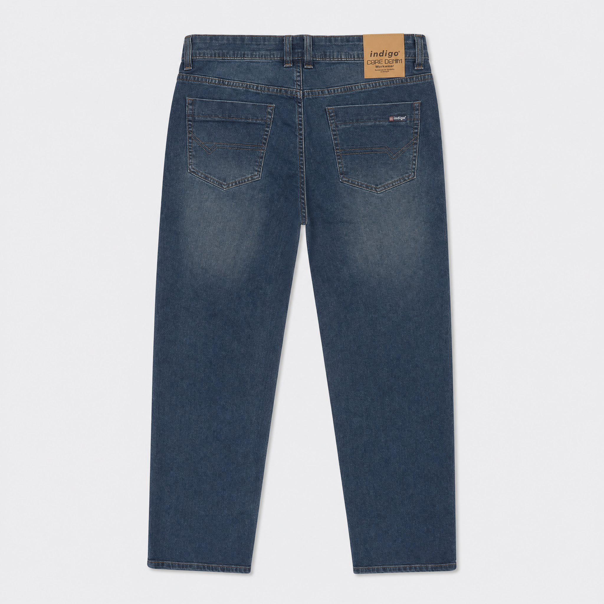 Straight Blue Jeans
